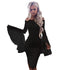 Occasional Off Shoulder Lace Dress with Wide Cuffs #Lace #Black #Off Shoulder
